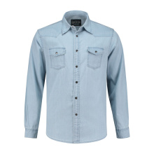 L&S Denim Shirt LS for him - Topgiving