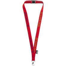 Tom gerecyclede PET lanyard met veiligheidssluiting - Topgiving