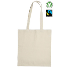 Katoenen tas lange hengsel - GOTS Fairtrade - Topgiving