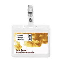 Badge holder pvc - Topgiving